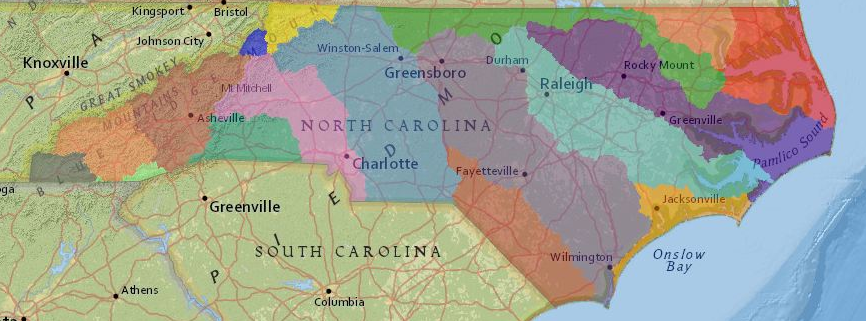 NC River Basins Flooding North Carolina Travel   Nc River Basin Map 